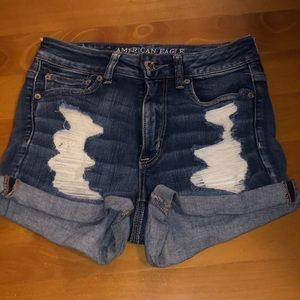 american eagle stretch shorts